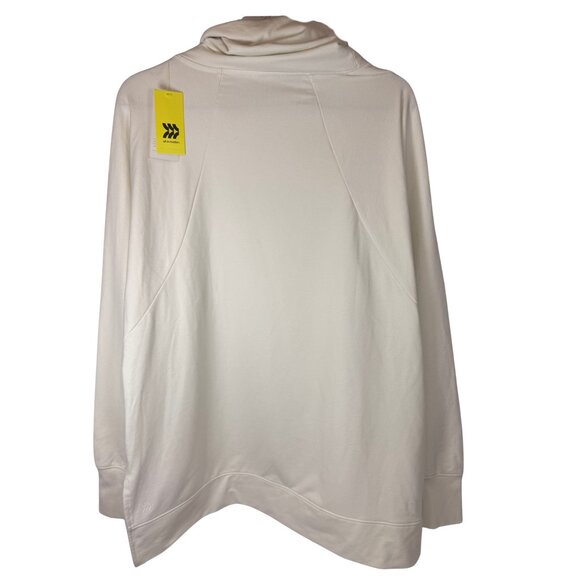 All in Motion Women’s Sweater – Funnel Neck with Thumbholes | Size XXL - Picture 2 of 5